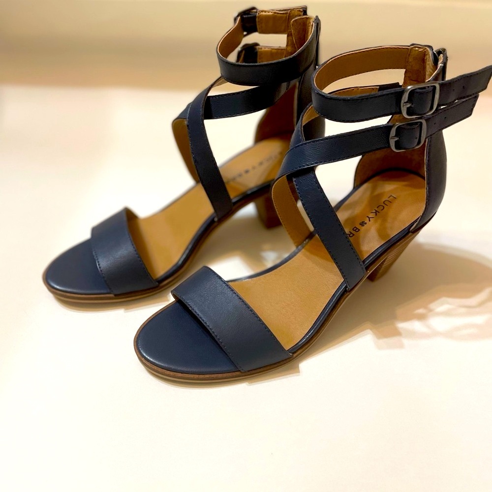 Lucky Brand Leather Strappy Sandals